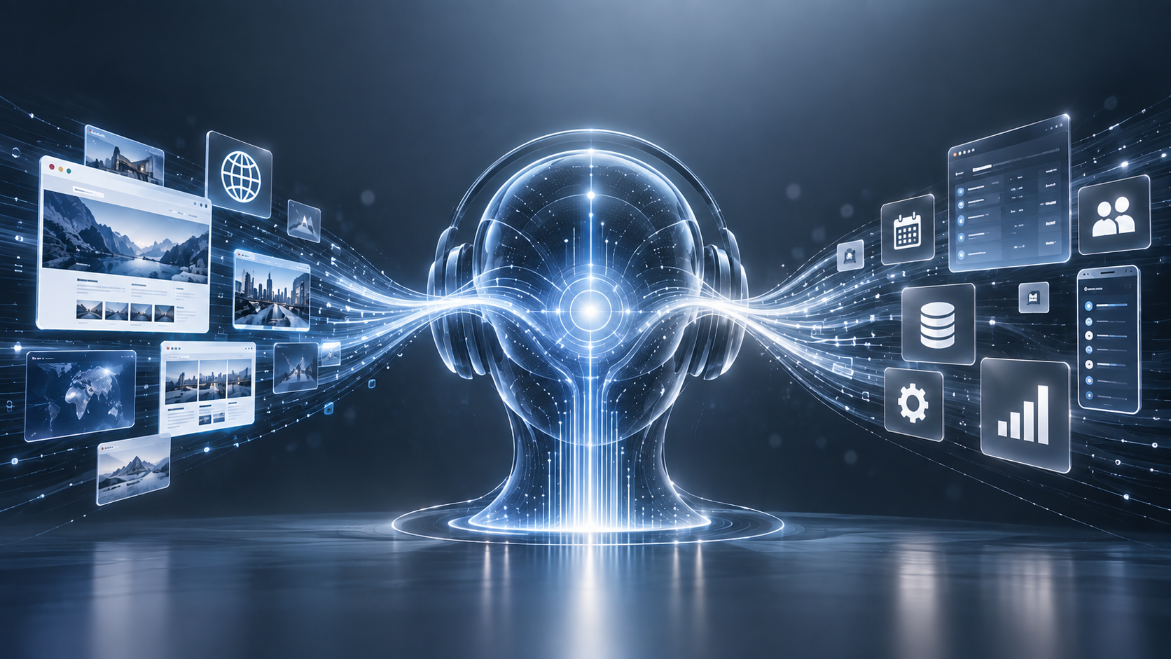 AI phone agent connecting business information and tools