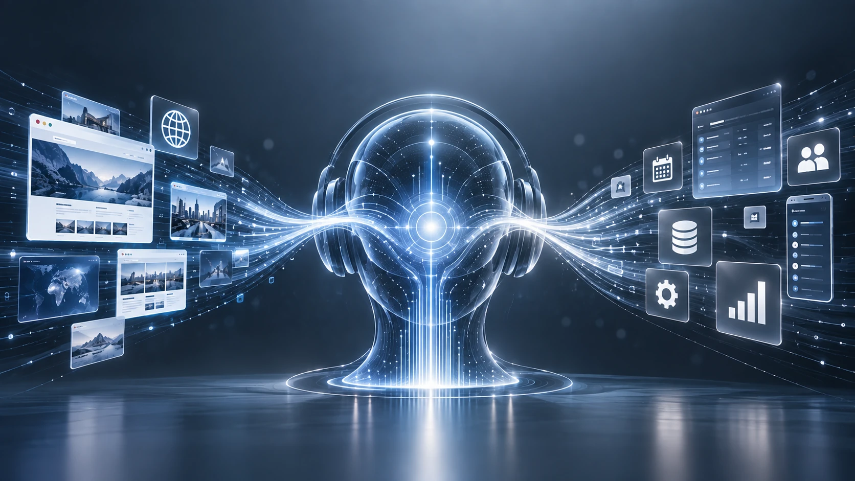AI phone agent connecting business information and tools