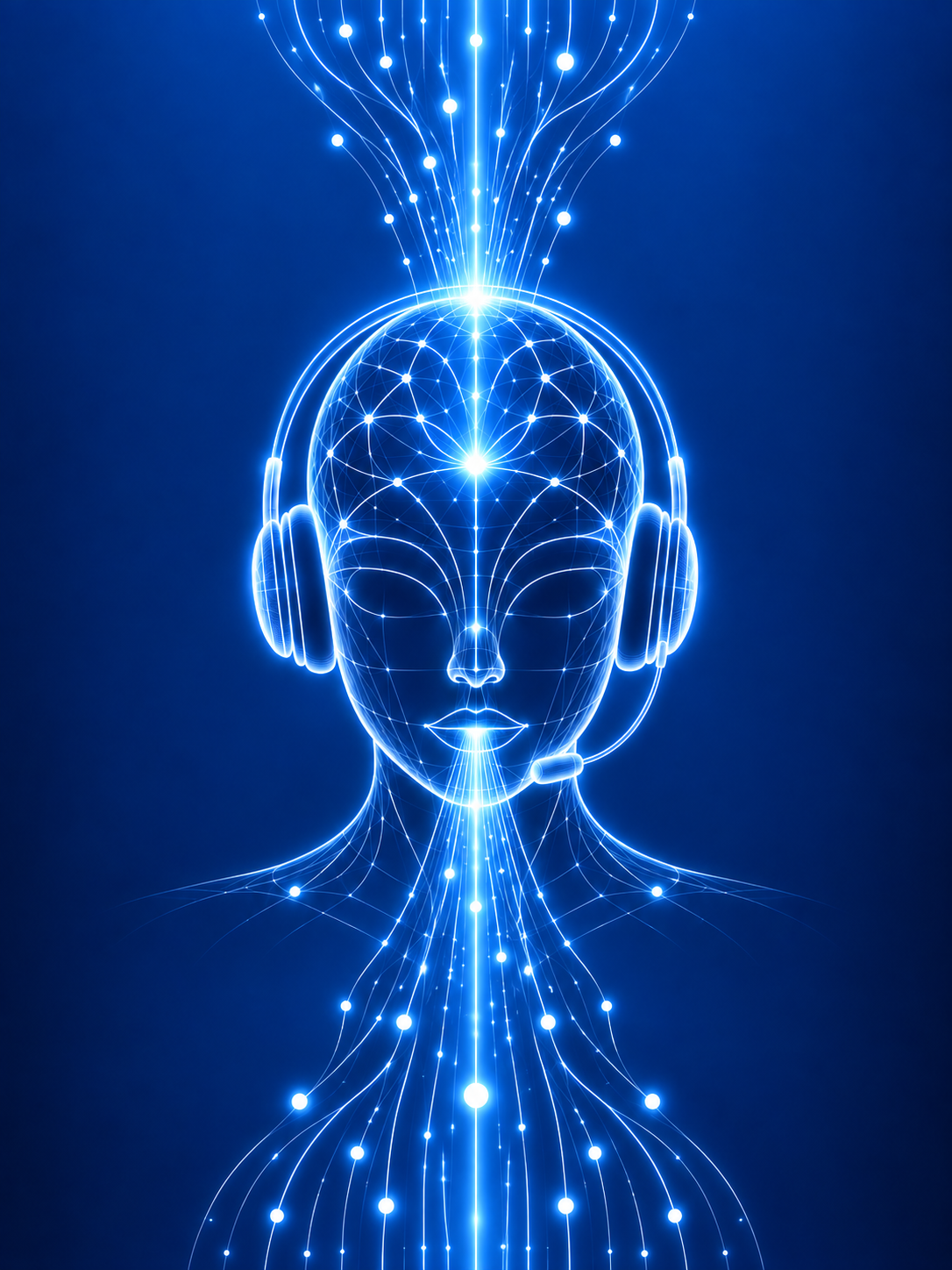 SolaroCall AI receiving a conversation from above and transmitting structured business information below